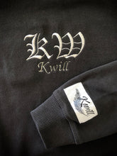 Load image into Gallery viewer, Kwill Team Cropped Hoodie Charcoal