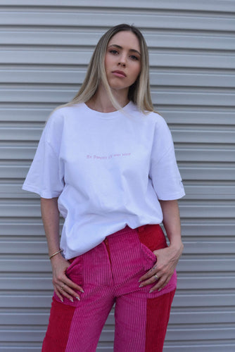 In French Please Tee- White (PRE ORDER)