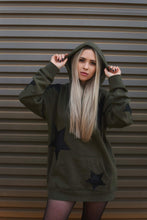 Load image into Gallery viewer, Light of Night Hoodie Olive
