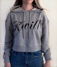 Load image into Gallery viewer, Rebel Heart Cropped Hoodie