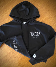 Load image into Gallery viewer, Kwill Team Cropped Hoodie Charcoal